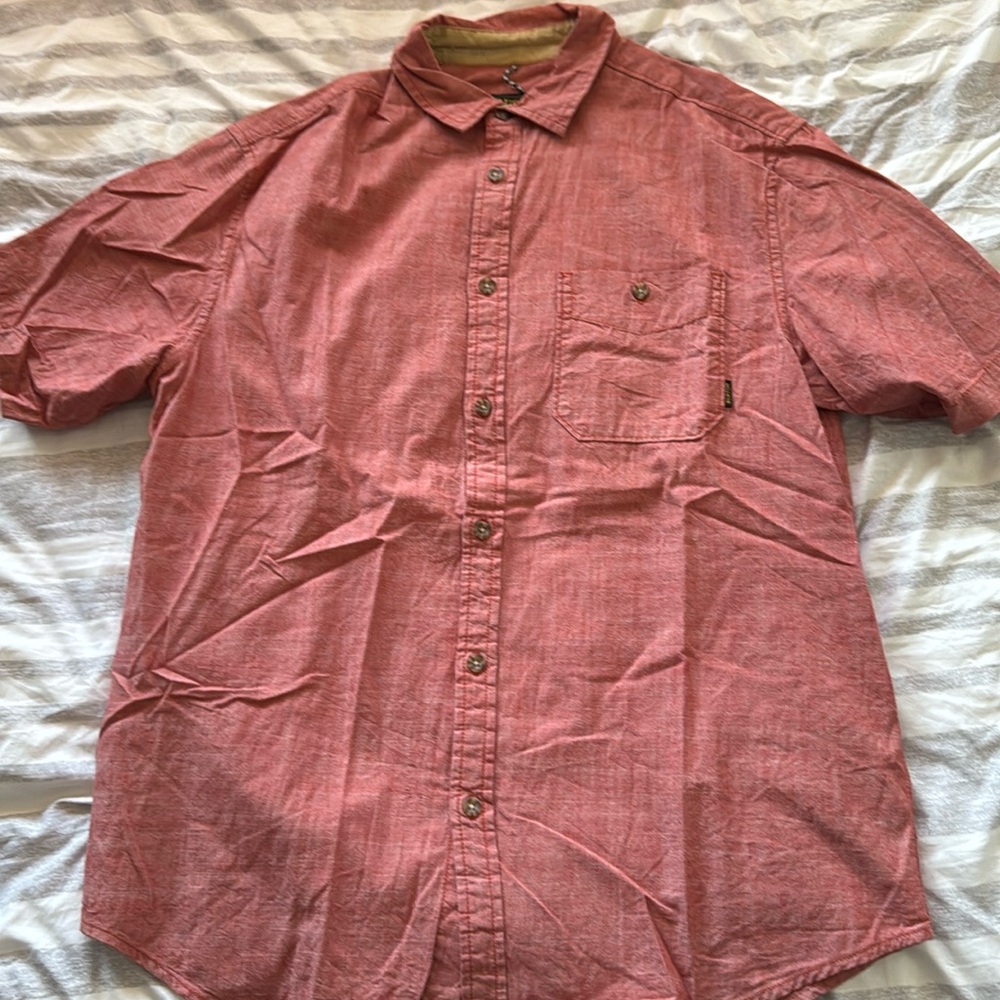 Burton men’s short sleeve button up L